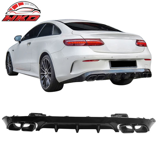 Wholesale 17-23 Benz E-Class E400 E450 E550 C238 E63 Style Rear Diffuser Exhaust Tips