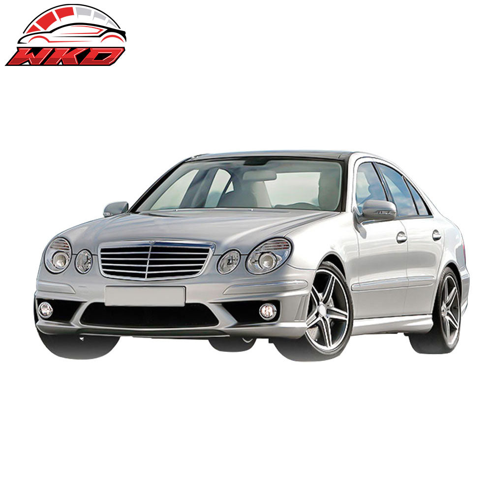 Fits 07-09 Benz E Class W211 E63 AMG Chrome Housing Fog Lights Lamps