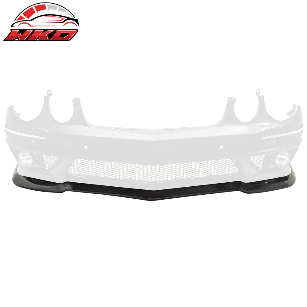 Fits 07-09 Benz E-Class W211 H Style Front Bumper Lip Spoiler PP Unpainted