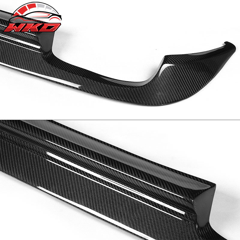 Fits 10-13 Benz E-Class W212 Standard OE?Style Rear Bumper Diffuser Carbon Fiber