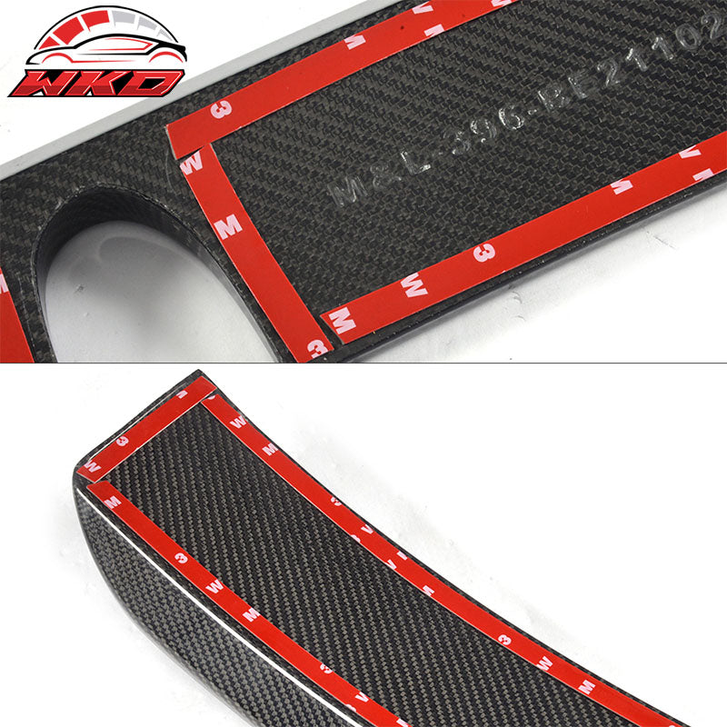 Fits 03-05 Benz E-Class W211 L Style Rear Roof Window Spoiler Carbon Fiber CF