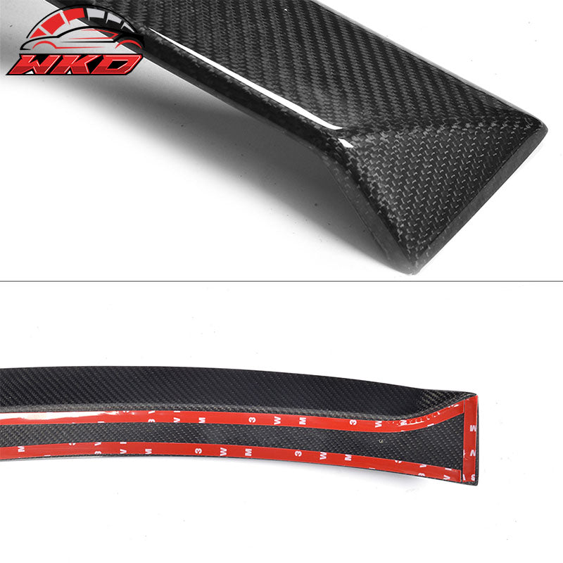 Fits 17-18 Benz C238 E Class JC Style Coupe Rear Roof Spoiler Matte Carbon Fiber