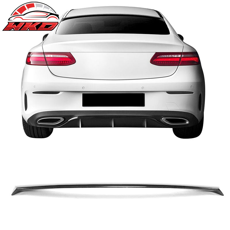 For 17-18 Benz C238 E Class Roof Spoiler Window Wing Carbon Fiber