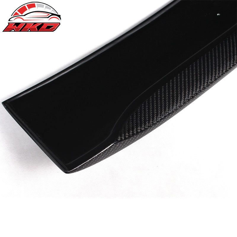 Fits 10-16 Benz W212 E Class Sedan AMG Style Roof Spoiler Matte Carbon Fiber