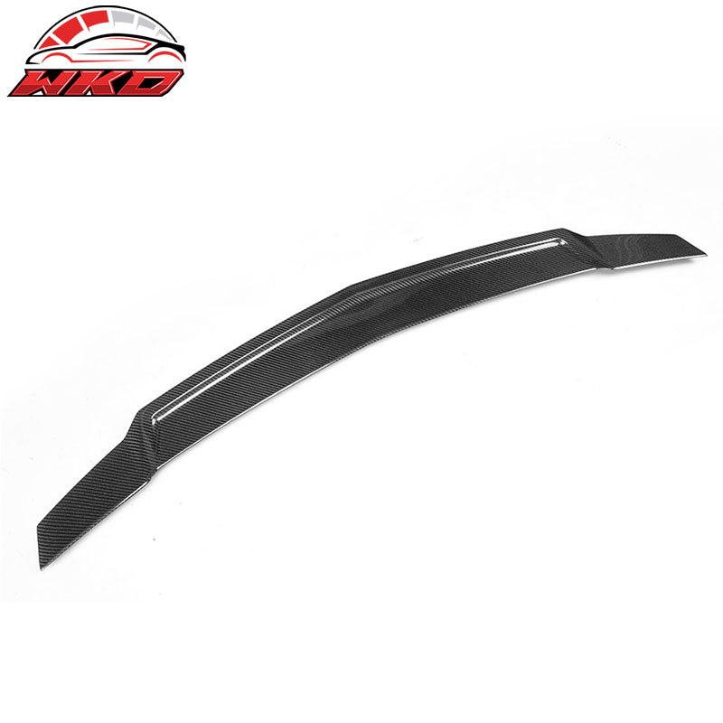 Fits 10-16 Benz E-Class W212 Sedan RT Style Rear Trunk Spoiler Carbon Fiber CF