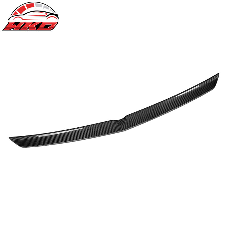 Fits 10-16 Mercedes E-Class W212 Sedan V Style Trunk Spoiler Wing - Carbon Fiber