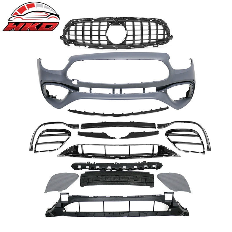 Wholesale For 2021¨C2023 Benz E-Class W213 E63 Front Bumper Cover Kit W/ Gloss Black Grille - Wikond Auto