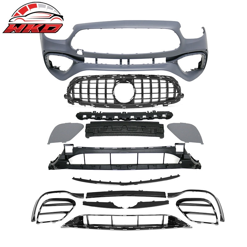 Wholesale For 2021¨C2023 Benz E-Class W213 E63 Front Bumper Cover Kit W/ Gloss Black Grille - Wikond Auto
