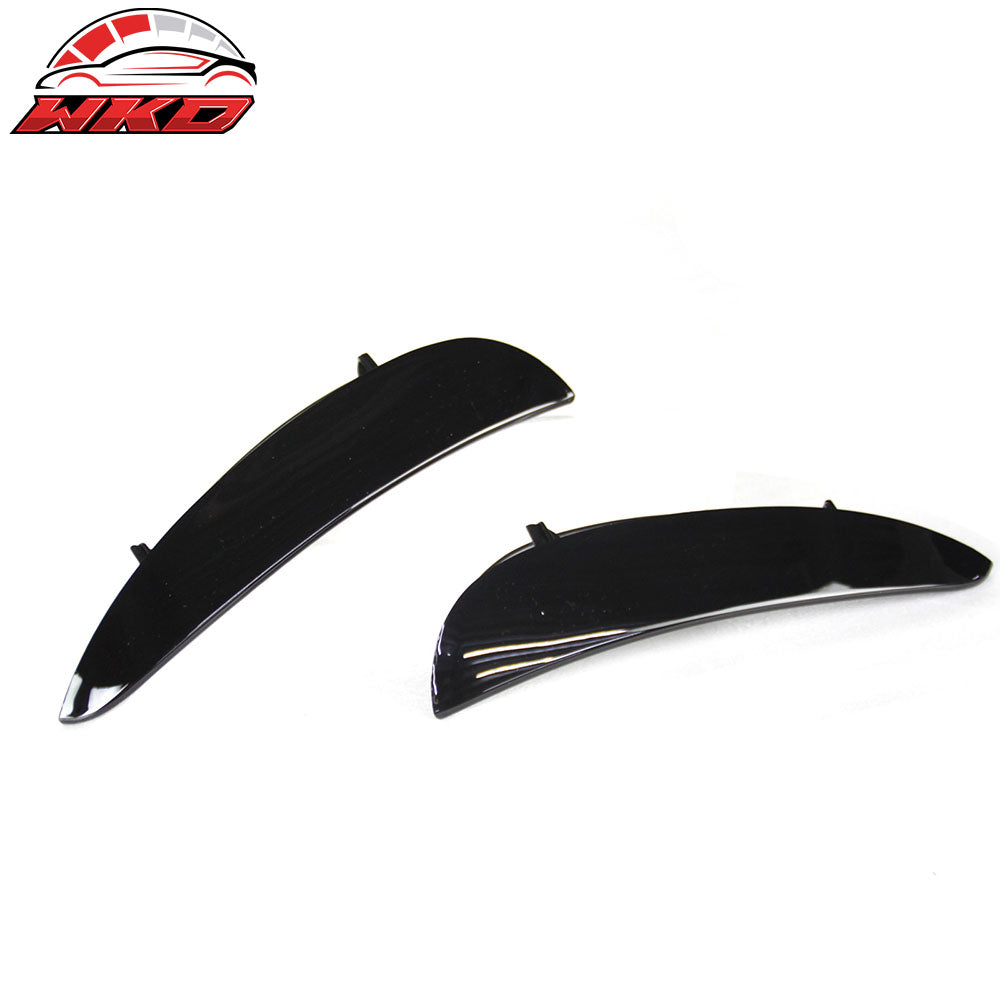 Fits 17-23 Benz W213 E Class Sedan AMG Style Front Vent Flaps Painted #040 Black