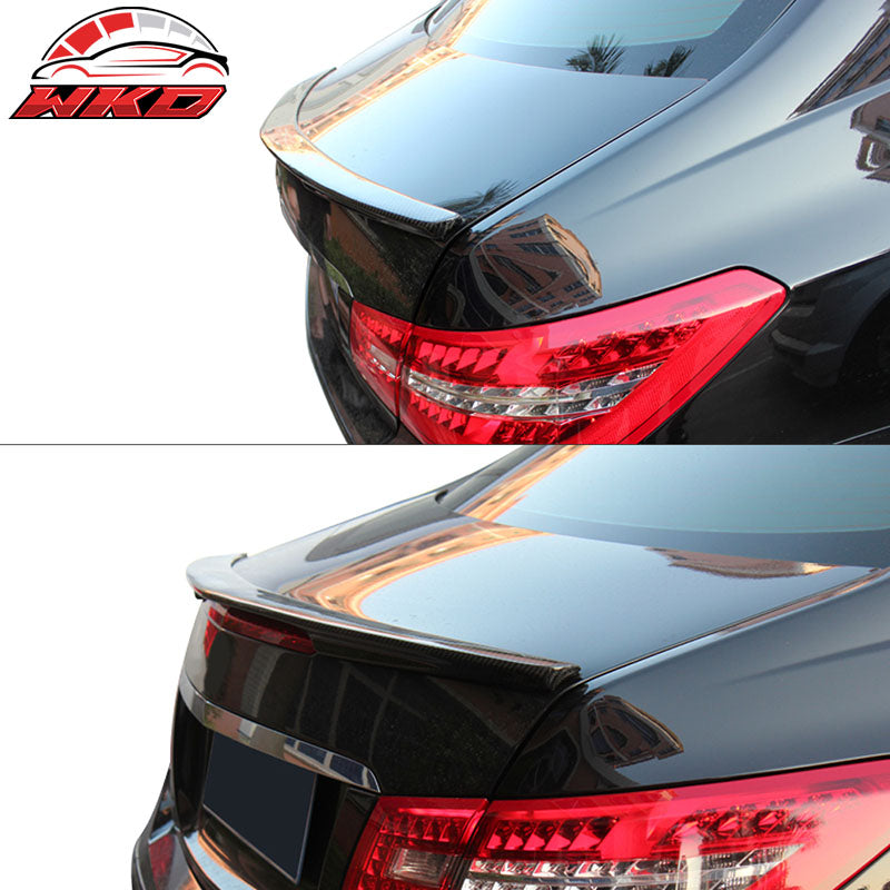 Fits 10-15 Benz E Class W207 Coupe 2Dr PD Style Trunk Spoiler Matte Carbon Fiber