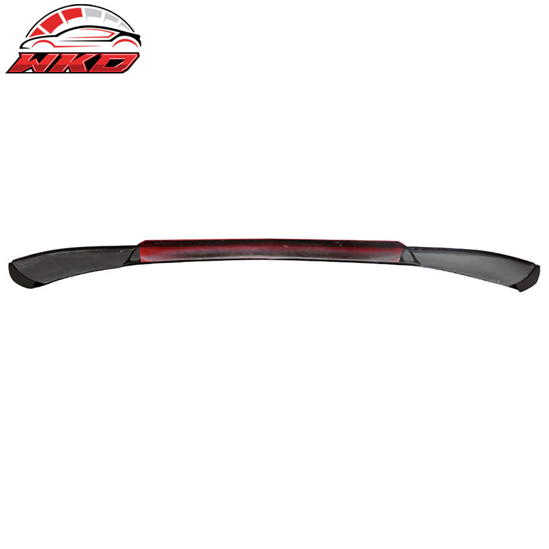 Fits 12-14 W204 Sedan Godhand Style Front Bumper Lip Spoiler Matte Carbon Fiber