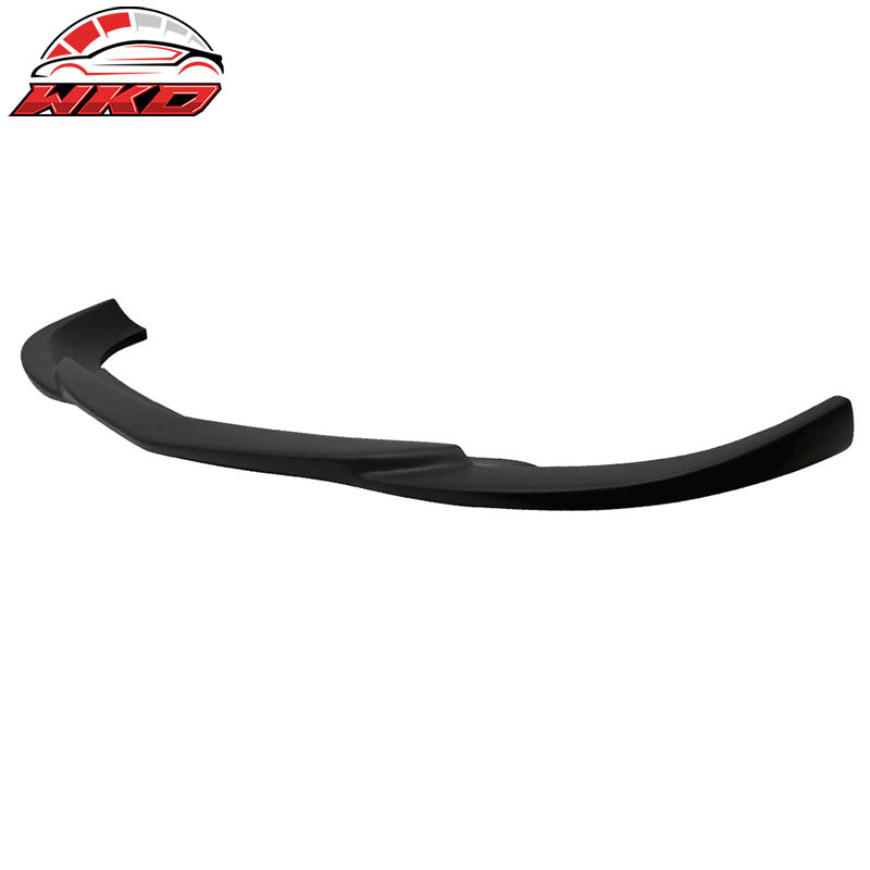Fits 12-14 W204 4Dr Sedan Godhand Style Front Bumper Lip Spoiler Matte Black FRP