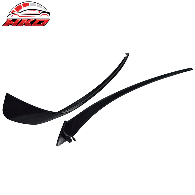 Fits 14-18 Benz C117 CLA Class AMG OE Front Bumper Splitter ABS Flap Trim