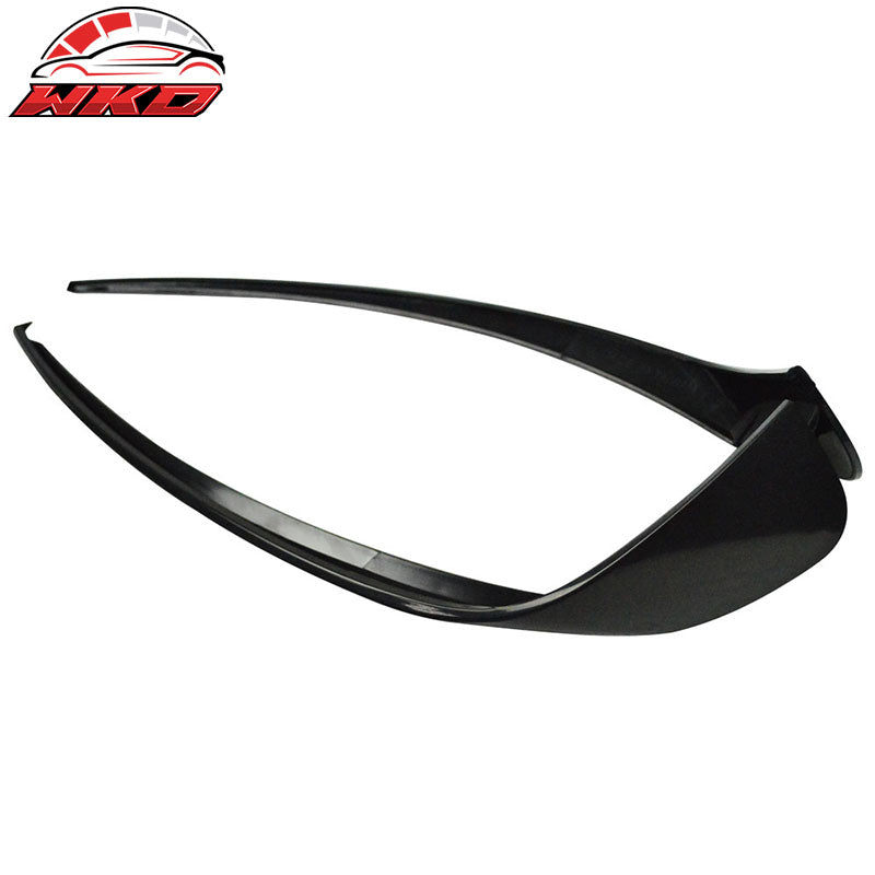 Fits 14-18 Benz C117 CLA Class AMG OE Front Bumper Splitter ABS Flap Trim