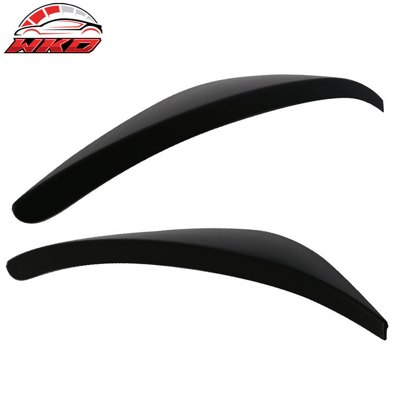 Fits 08-11 Benz C Class W204 Unpainted Front Headlight Eyebrow Eyelid Cover Pair