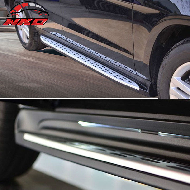 Fits 13-19 Benz GL-Class X166 OE Factory Running Board Side Step Bars With LED