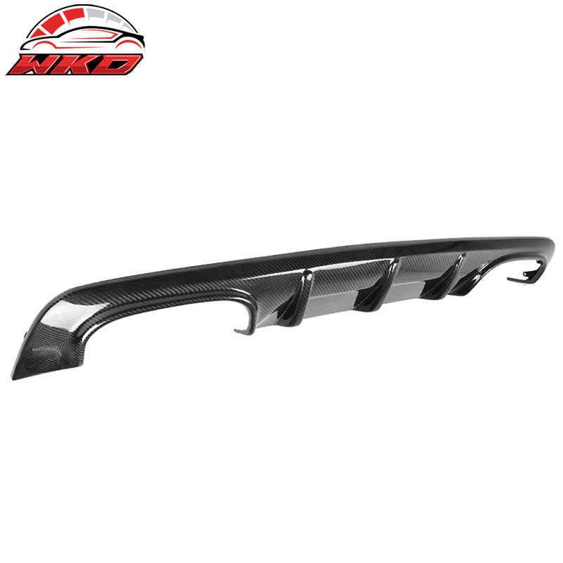 Fits 11-16 Benz R172 SLK Class Rear Lip Diffuser Carbon Fiber CF