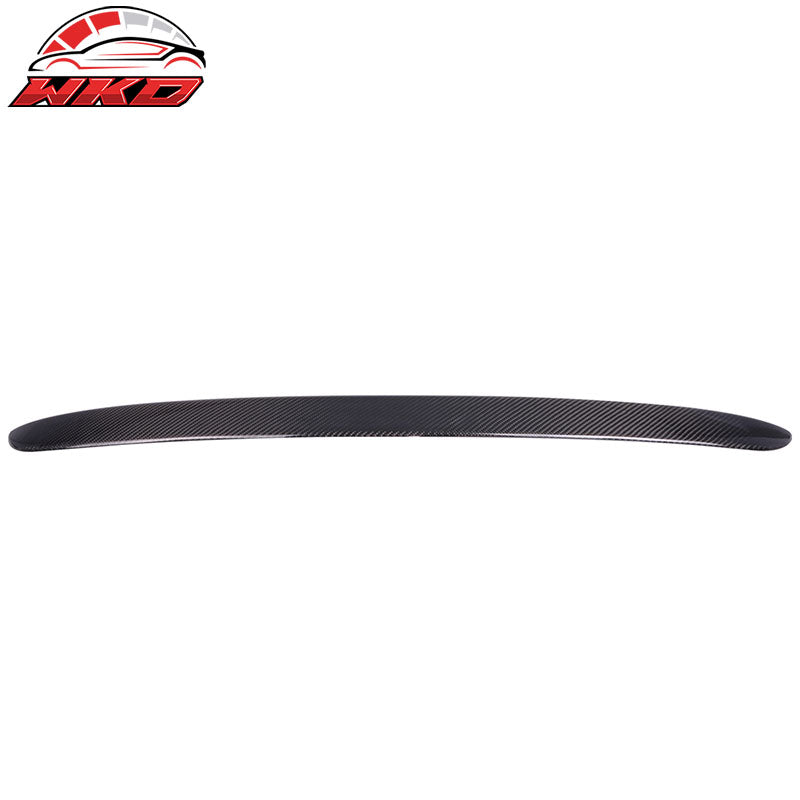 Fits 15-21 Benz W205 C-Class Sedan OE Style Rear Roof Spoiler Matte Carbon Fiber