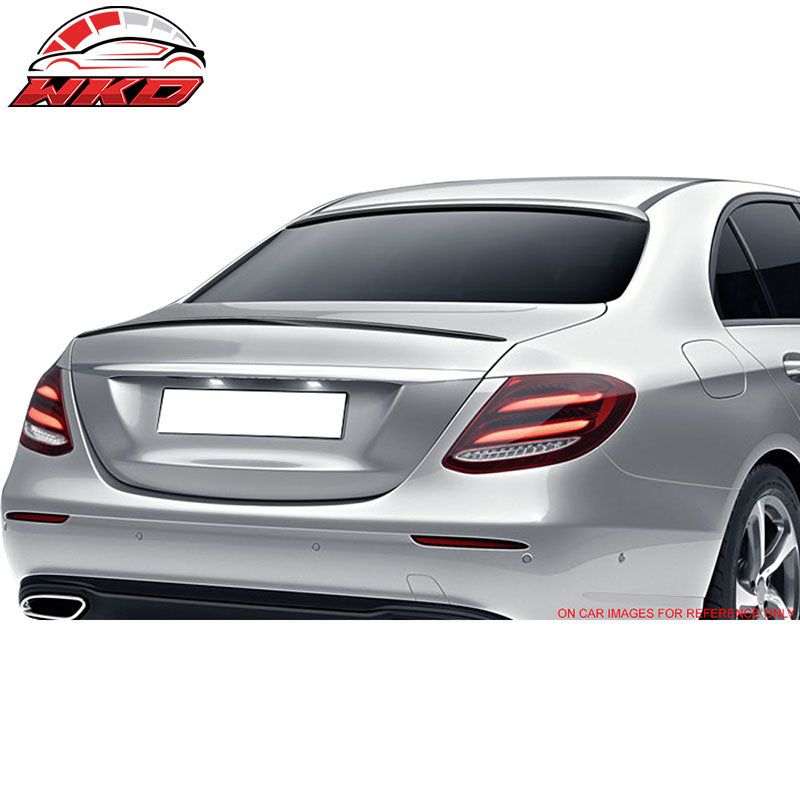 Fit 17-23 Benz E Class W213 Sedan OE Style Rear Roof Spoiler Wing ABS Unpainted