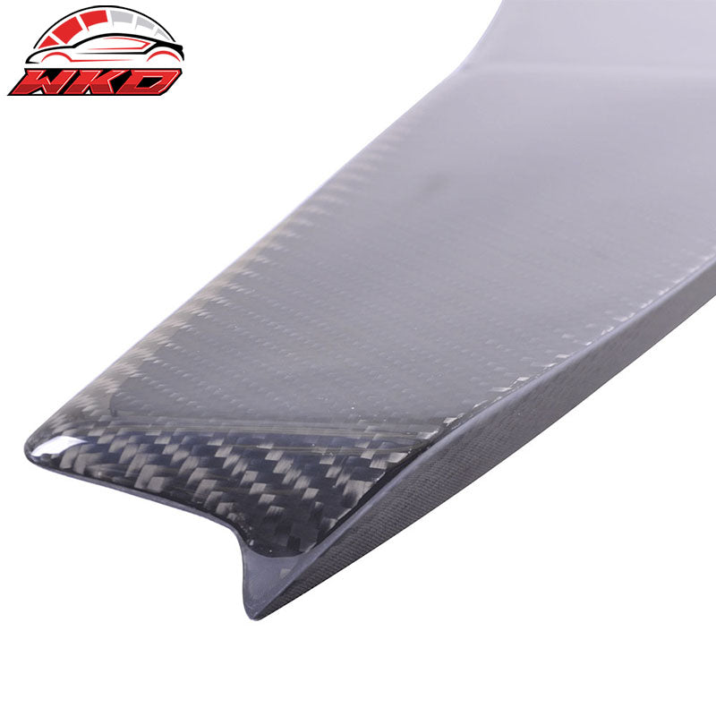 Fits 13-18 Benz W176 A Class IKON Style Carbon Fiber CF Rear Roof Window Spoiler