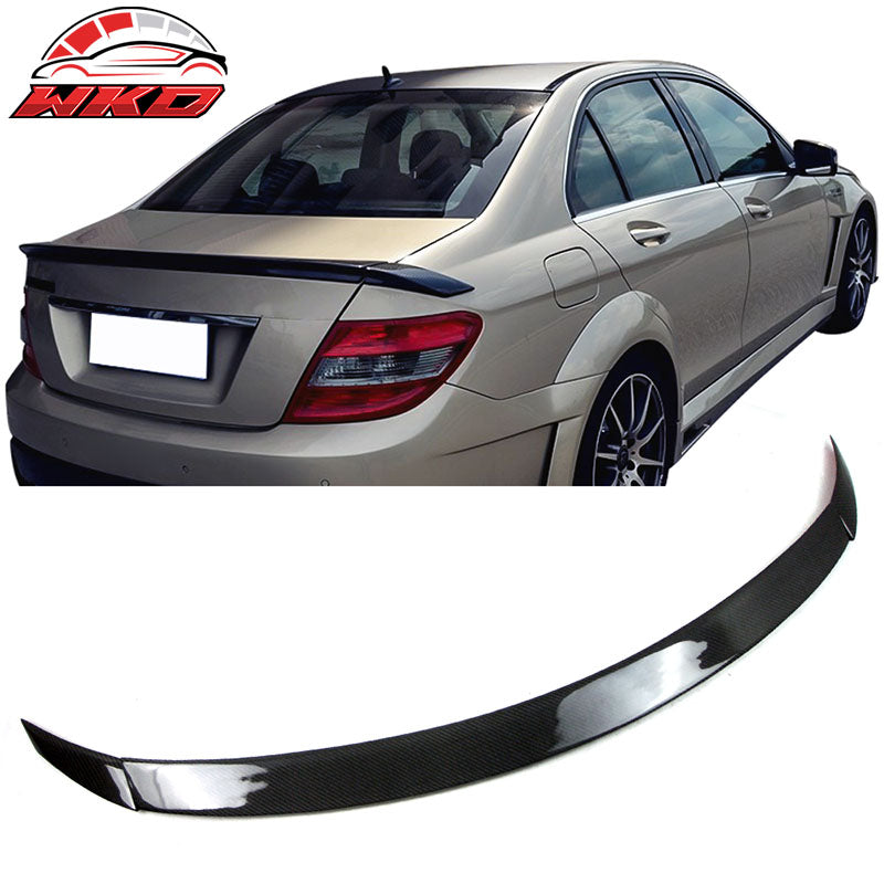Wholesale 08-14 Benz C-Class W204 Sedan B Style Rear Trunk Spoiler Matte Carbon Fiber