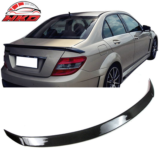 Wholesale 08-14 Benz C-Class W204 Sedan B Style Rear Trunk Spoiler Matte Carbon Fiber