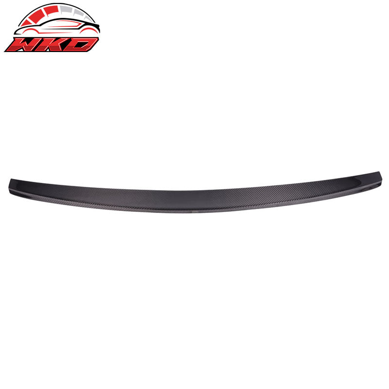 Fits 08-14 Benz C-Class W204 Sedan IKON Style Carbon Fiber CF Rear Trunk Spoiler