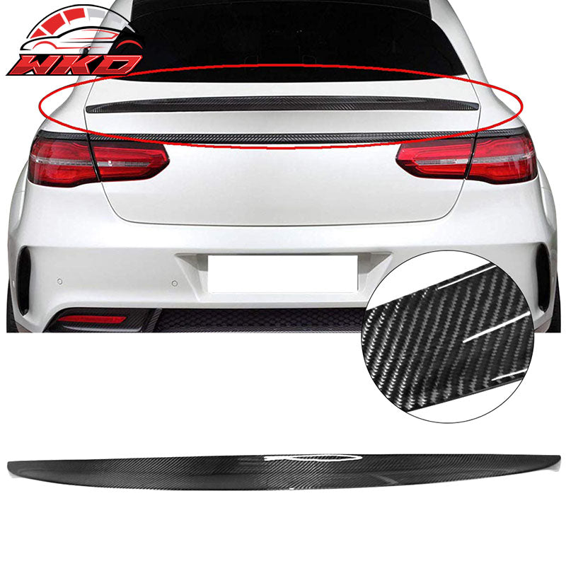 Fits 16-19 Benz GLE-Class C292 IKON Style Rear Trunk Spoiler Matte Carbon Fiber