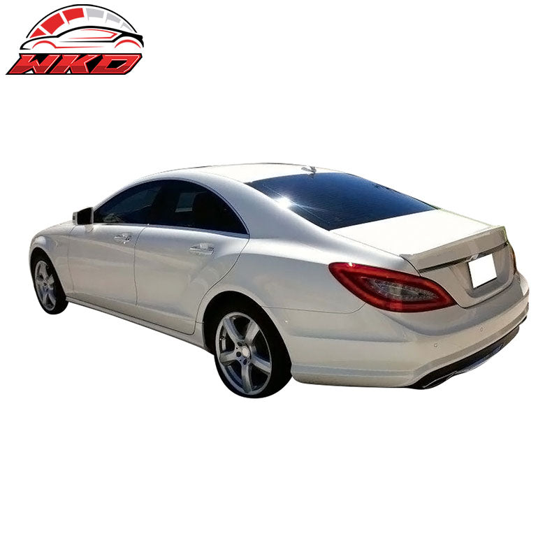 Fits 11-18 Benz CLS-Class W218 Sedan Rear Trunk Spoiler Wing Lip ABS Unpainted