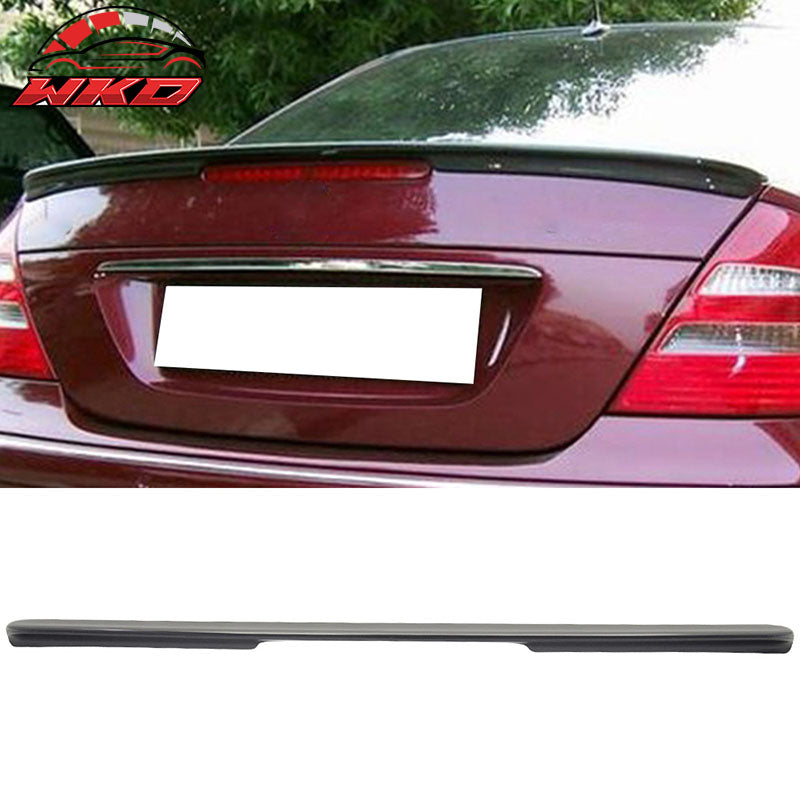 Fits 03-09 Benz E-Class W211 Sedan AMG Style Rear Trunk Spoiler Wing Unpainted