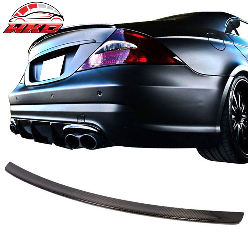 Fits 05-10 Benz W219 CLS-Class AMG Style Carbon Fiber CF Rear Trunk Spoiler Wing