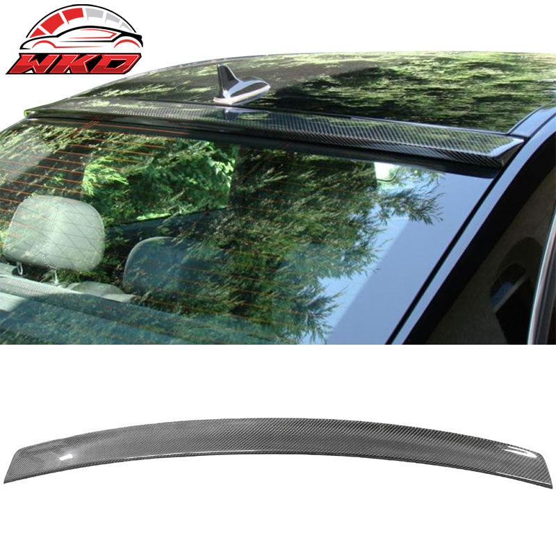 Fits 10-16 Benz E-Class W212 Sedan OE Factory Roof Spoiler Matte Carbon Fiber