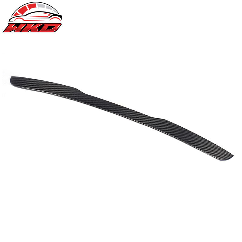 Fits 14-20 Benz W222 S Class Sedan JC Style Rear Roof Spoiler Matte Carbon Fiber