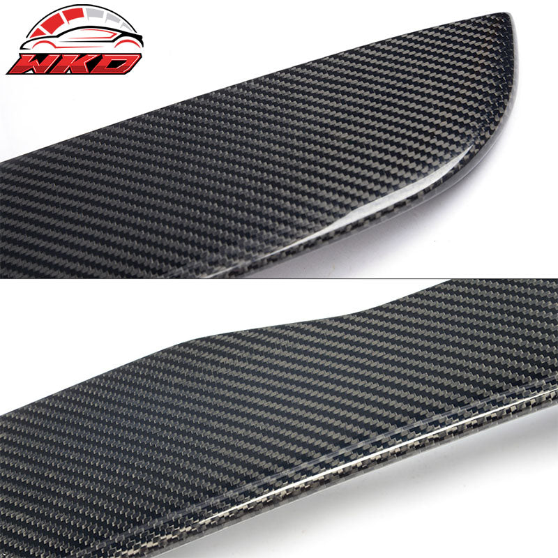 Fits 14-20 Benz W222 S Class Sedan JC Style Rear Roof Spoiler Matte Carbon Fiber