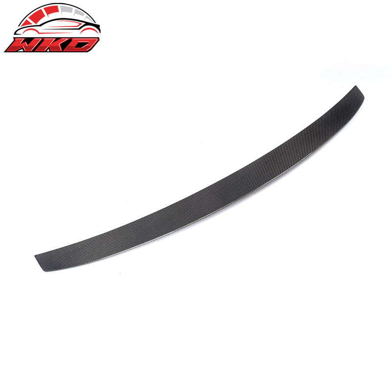 Fits 14-20 Benz W222 S Class Sedan B Style Rear Trunk Spoiler Matte Carbon Fiber