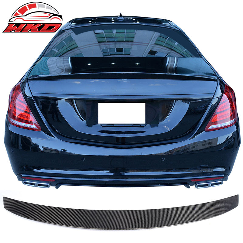 Fits 14-20 Mercedes-Benz W222 S65 AMG B Style Trunk Spoiler Carbon Fiber