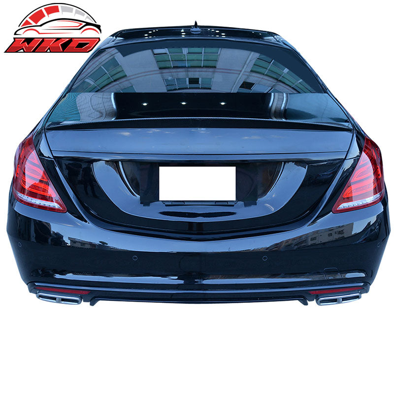 Fits 14-20 Mercedes-Benz W222 S65 AMG B Style Trunk Spoiler Carbon Fiber