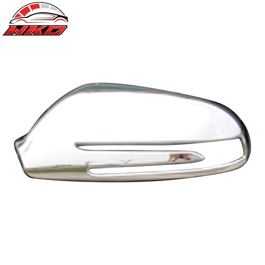 Wholesale 09-12 Benz SL-Class R230 Mirror Cover Overlay W/ Signal Light Cut-Out Chrome