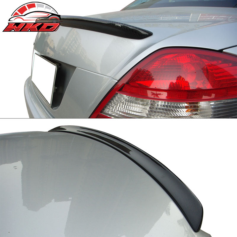 Fits 05-10 Benz R171 SLK-Class AMG Style Rear Trunk Spoiler Wing Carbon Fiber CF