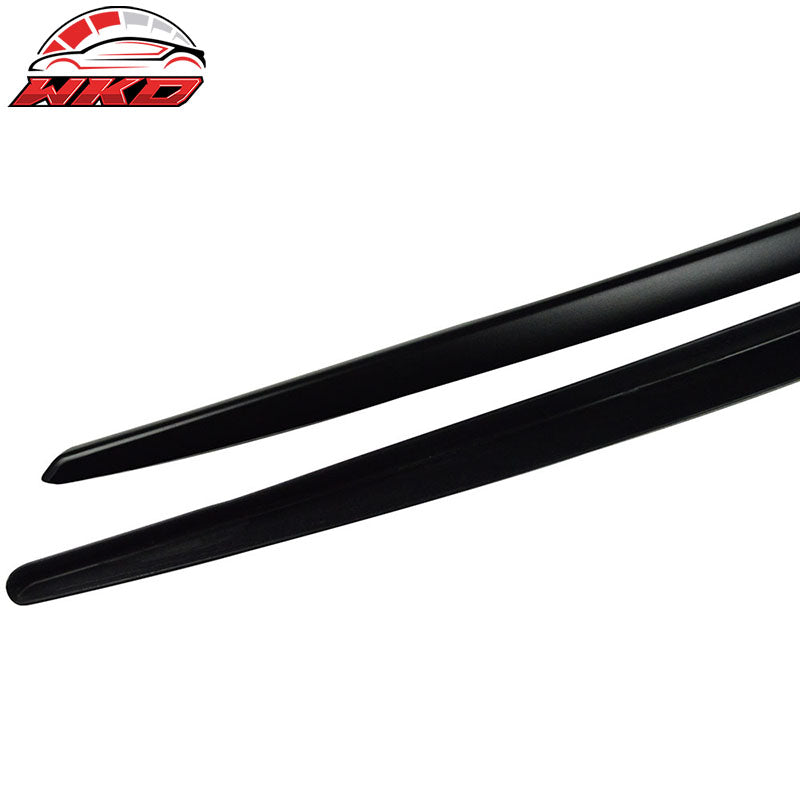 Fits 14-18 Benz CLA-Class C117 Sedan Painted Matte Black Side Skirts Cover - ABS