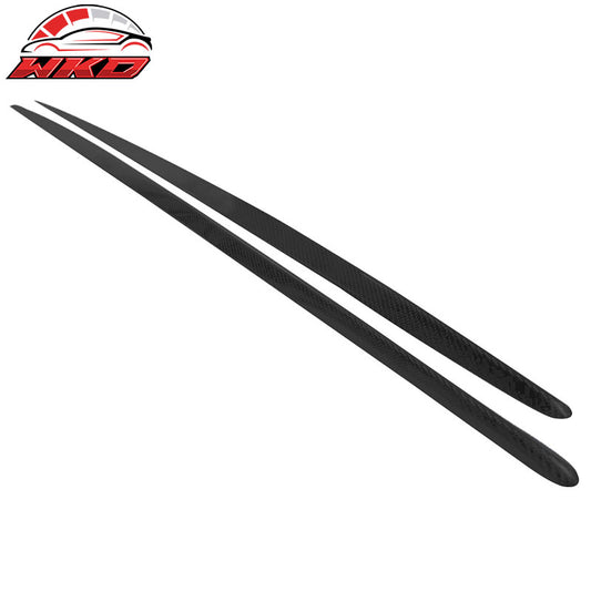 Wholesale 14-18 Benz CLA-Class C117 Side Skirts Extension Cover Matte Carbon Fiber