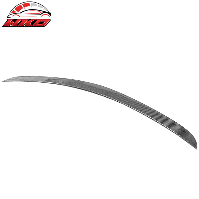 Fits 12-15 Benz C-Class C204 W204 Coupe AMG Trunk Spoiler Lip Matte Carbon Fiber