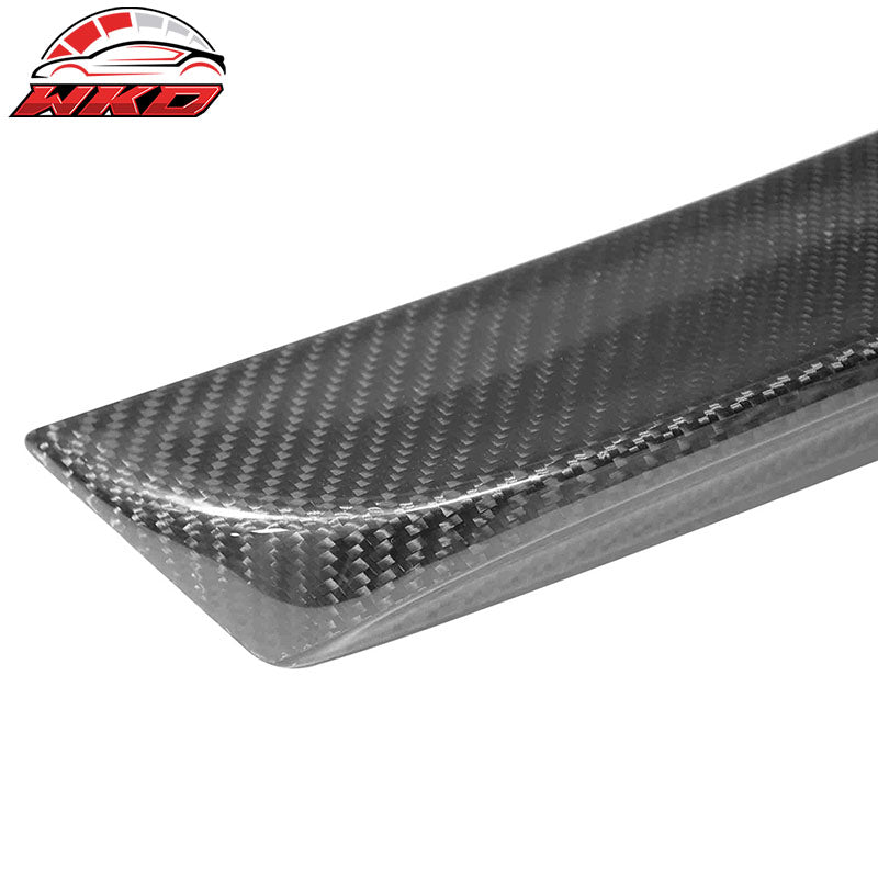 Fits 12-15 Benz C-Class C204 W204 Coupe AMG Trunk Spoiler Lip Matte Carbon Fiber