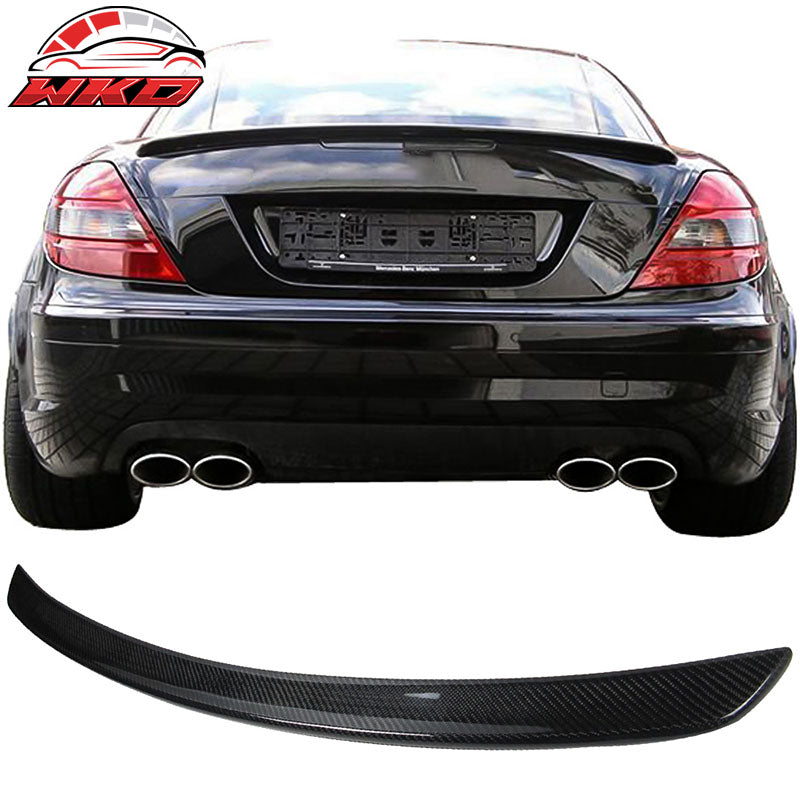 Fits 05-10 Benz SLK Class R171 Convertible AMG Trunk Spoiler Matte Carbon Fiber