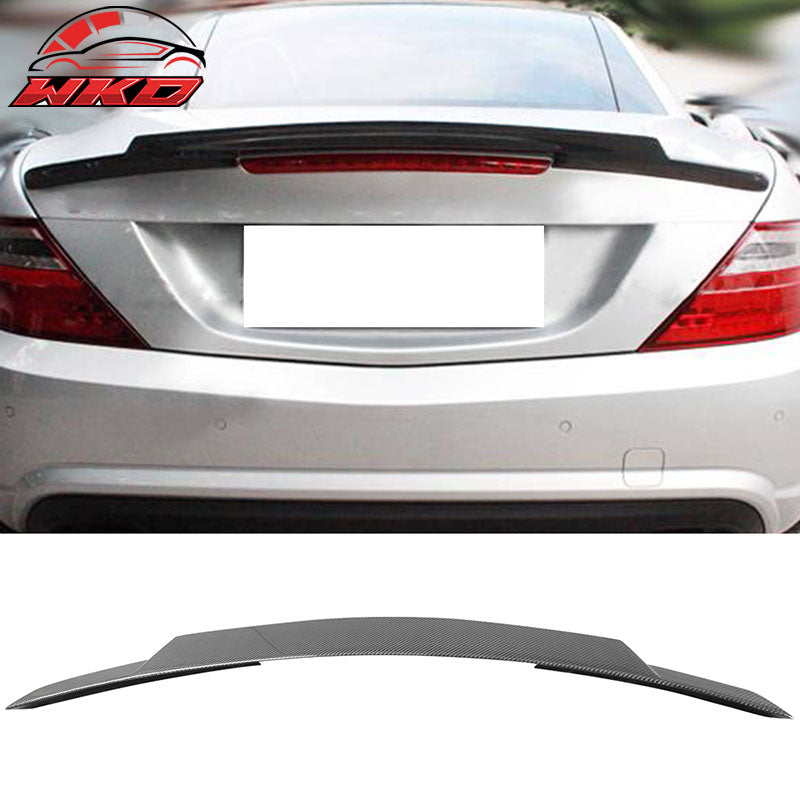 Closeout! Fits 11-16 Benz SLK-Class R172 V Style Trunk Spoiler Carbon Fiber CF