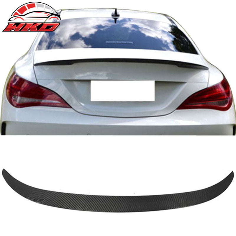 Fits 13-18 Benz C117 CLA CLA-Class Sedan ADH Trunk Spoiler Matte Carbon Fiber