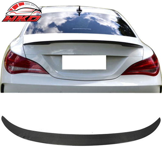 Wholesale 13-18 Benz CLA Class C117 W117 Sedan ADH Style Carbon Fiber CF Trunk Spoiler