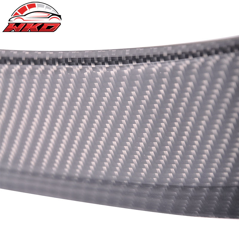 Fits 08-14 Benz C-Class W204 Sedan AMG Style Trunk Spoiler Matte Carbon Fiber