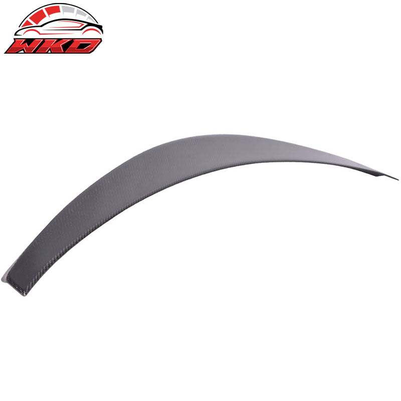 Fits 08-14 Benz C-Class W204 Sedan IKON Style Trunk Spoiler Matte Carbon Fiber