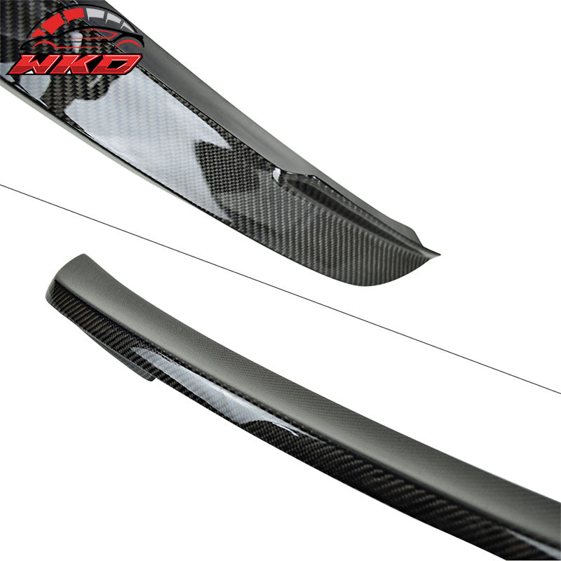 Fits 08-14 Benz C Class W204 Sedan IKON 2 Style Trunk Spoiler Matte Carbon Fiber